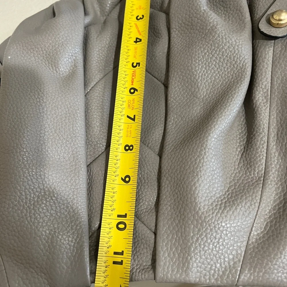 LODIS Women's Majestic Grey Leather Hobo Side Pockets Bag Shoulder‎ Bag